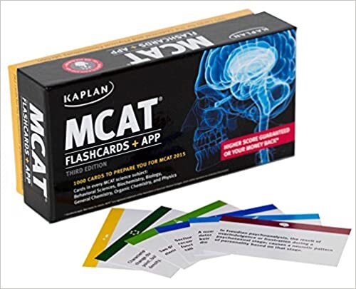 Kaplan MCAT Flashcards + App (No Series)