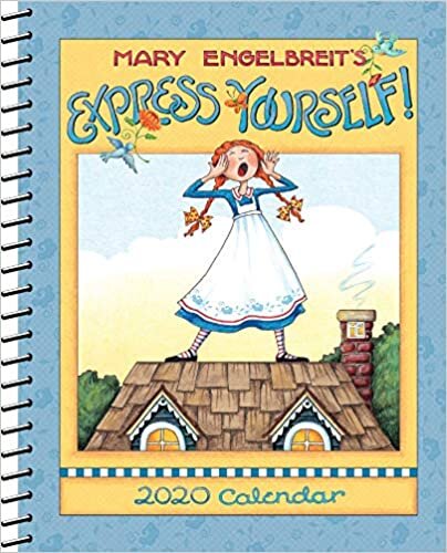 ダウンロード  Mary Engelbreit 2020 Monthly/Weekly Planner Calendar: Express Yourself 本