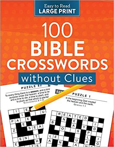 100 Crosswords Without Clues Large Print indir