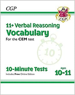 indir New 11+ CEM 10-Minute Tests: Verbal Reasoning Vocabulary - Ages 10-11 (with Online Edition) (CGP 11+ CEM)