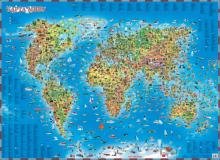 Бесплатно   Скачать Карта мира для детей
