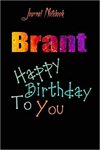 تحميل Brant: Happy Birthday To you Sheet 9x6 Inches 120 Pages with bleed - A Great Happybirthday Gift