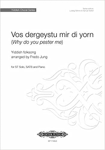 تحميل Vos Dergeystu Mir Di Yorn (Why Do You Pester Me): Yiddish Choral Series, Choral Octavo