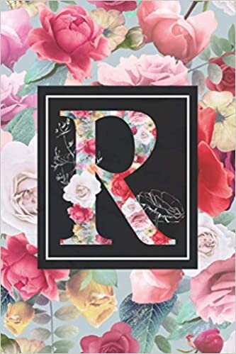 indir R: Personal Bloom Floral Flower Letter R, R Notebook for Women, Girls and School, Pink Floral, Journal &amp; Diary for Writing &amp; Note Taking for Girls and Women Floral Flower Letter