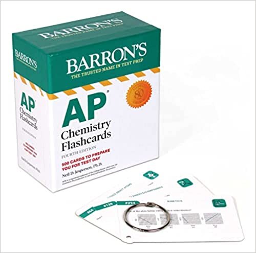 تحميل AP Chemistry Flashcards, Fourth Edition: Up-to-Date Review and Practice + Sorting Ring for Custom Study