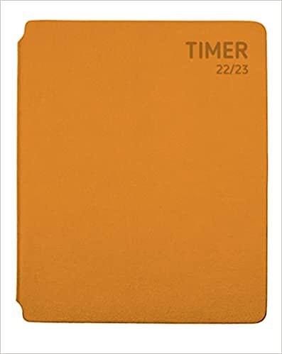 Troetsch Schuelerkalender Soft-Touch Orange 2022/2023: Schulplaner Hausaufgabenheft Timer Terminkalender