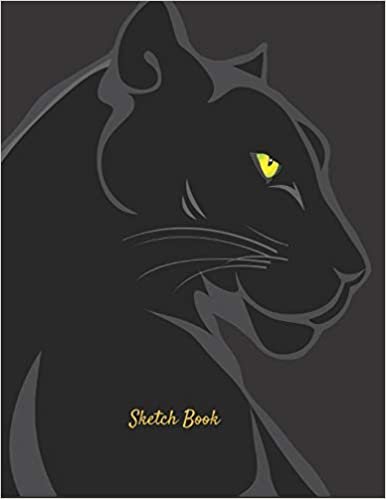 تحميل Sketch Book: Black Panther Themed Personalized Artist Sketchbook For Drawing and Creative Doodling