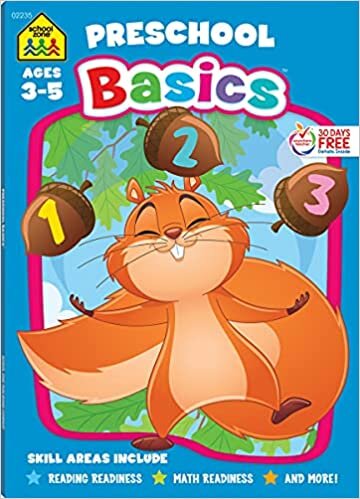  بدون تسجيل ليقرأ School Zone - Preschool Basics Workbook - 64 Pages, Ages 3 to 5, Colors, Numbers, Counting, Matching, Classifying, Beginning Sounds, and More (School ... Workbook Series) (Deluxe Edition 64-Page)