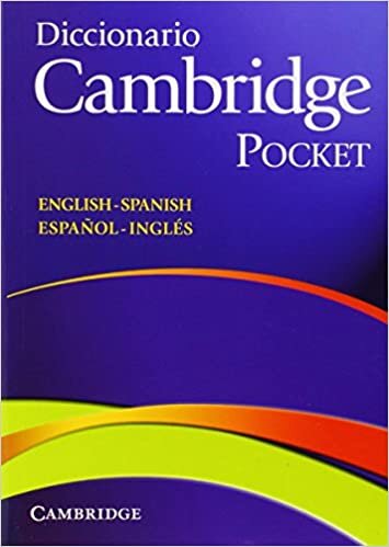 Diccionario Bilingue Cambridge Spanish-English Paperback Pocket edition
