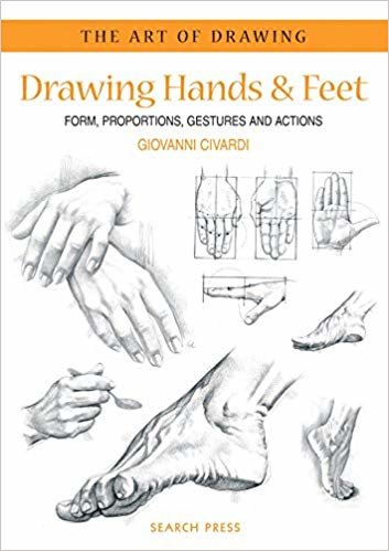 تحميل Art of Drawing: Drawing Hands &amp; Feet: Form, Proportions, Gestures and Actions