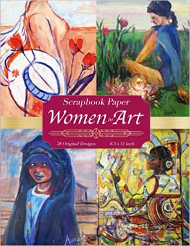 تحميل Women in Art Scrapbook Paper: 28 Artistic Single-Sided Sheets with Coordinating Backs: Decorative Papers for Junk Journals, Scrapbooking, Paper Decoupage… Celebrate Women!