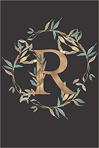 indir R: Monogrammed Journal For Women. Beautiful Leaf Design. Blank Lined Journal/Notebook.: Initial R. 6 x 9&quot;, 120 Pages.