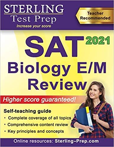 Sterling Test Prep SAT Biology E/M Review: Complete Content Review indir