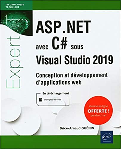 ASP.NET avec C# sous Visual Studio 2019 - Conception et développement d'applications Web (Expert IT) indir