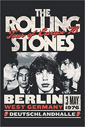 The Rolling Stones Berlin 76: Weekly Planner - One Page Per Week, Minimalist Weekly Planner Journal, To Do List, Weekly Organizer