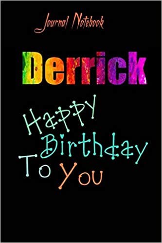 اقرأ Derrick: Happy Birthday To you Sheet 9x6 Inches 120 Pages with bleed - A Great Happy birthday Gift الكتاب الاليكتروني 