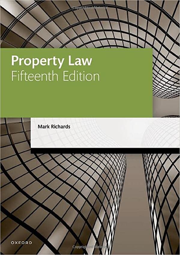 تحميل Property Law (Legal Practice Course Manuals)