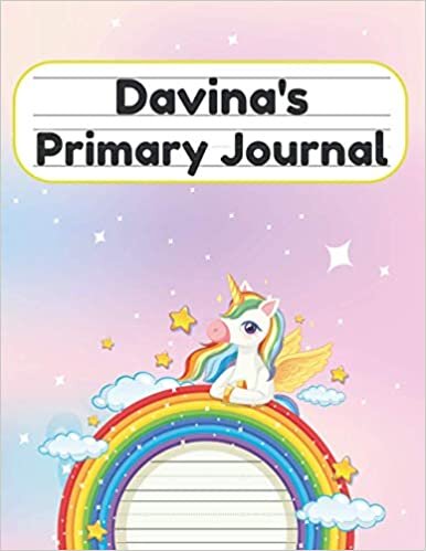 Davina's Primary Journal: Grade Level K-2 Draw and Write, Dotted Midline Creative Picture Notebook Early Childhood to Kindergarten indir