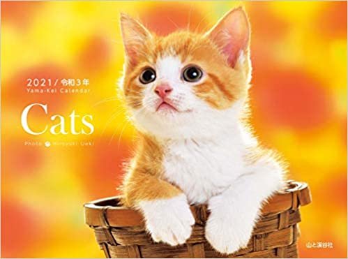 ダウンロード  カレンダー2021　Cats　キャッツ (月めくり・壁掛け・リング) (ヤマケイカレンダー2021) 本