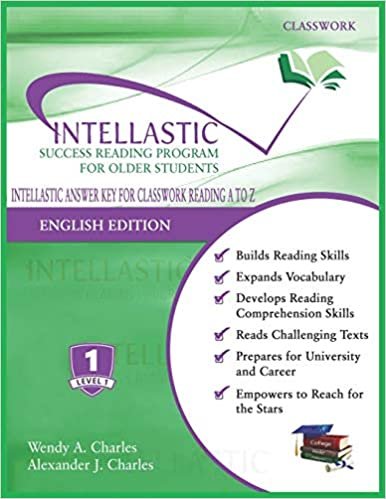 Intellastic Answer Key For Classwork Reading A to Z (Level 1, Band 1) indir