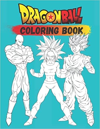 indir Dragon Ball Coloring Book: + 50 Amazing Dragon Ball Characters Coloring Book - Dragon Ball figures Coloring Book