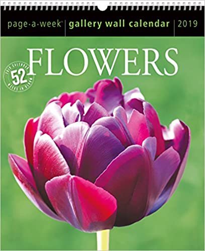  بدون تسجيل ليقرأ Flowers Page-A-Week Gallery Wall Calendar 2019