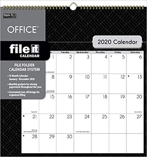 Office 2020 File-it Calendar