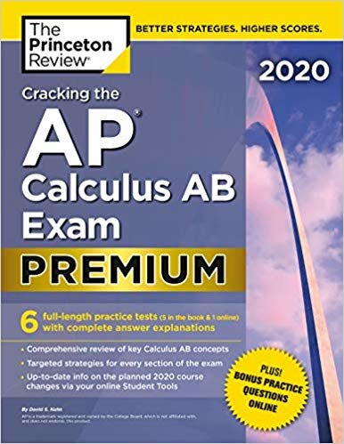 تحميل Cracking the AP Calculus AB Exam 2020: Premium Edition