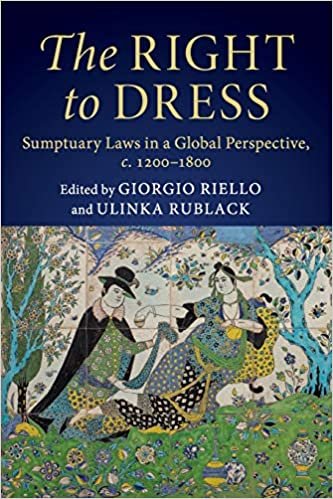 تحميل The Right to Dress: Sumptuary Laws in a Global Perspective, c.1200-1800