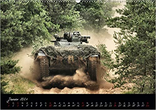 Schuetzenpanzer Marder (Premium, hochwertiger DIN A2 Wandkalender 2021, Kunstdruck in Hochglanz): DRAN! DRAUF! DRUeBER! (Monatskalender, 14 Seiten )