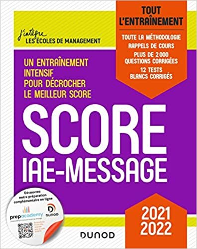 indir Score IAE-Message - Tout l&#39;entraînement - 2021-2022: Tout l&#39;entraînement (2021-2022) (J&#39;intègre)