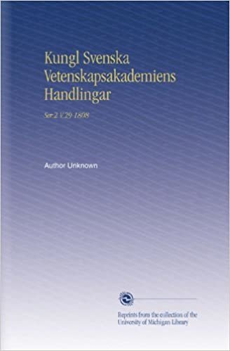 Kungl Svenska Vetenskapsakademiens Handlingar: Ser.2 V.29 1808 indir