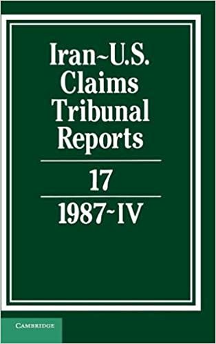اقرأ Iran-US Claims Tribunal Reports: Volume 17 الكتاب الاليكتروني 