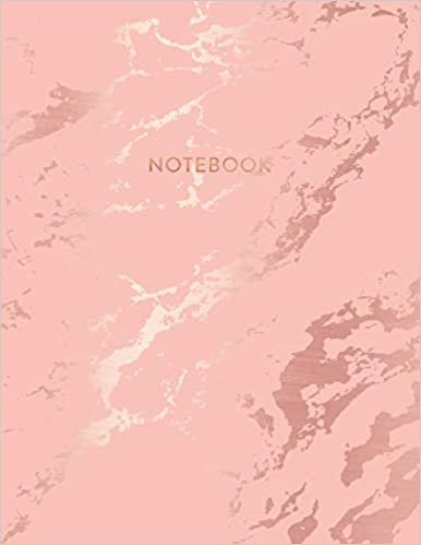اقرأ Notebook: Beautiful Pink Marble and Rose Gold - 8.5 x 11, 150 College Ruled Pages - Gift for Women and Teen Girls الكتاب الاليكتروني 