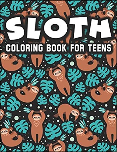 indir Sloth Coloring Book for s: Coloring &amp; Activity Book for s, 40 Adorable Sloth Designs for Beginner