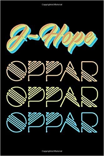 indir J-Hope Oppar Oppar Oppar: Fun Colorful Font BTS Oppa 100 Page 6 x 9&quot; Blank Lined Notebook Kpop Merch Journal Book for Army Fandom
