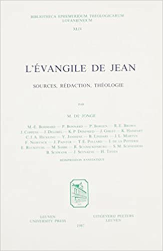 L'Evangile de Jean: Sources, Redaction, Theologie (Reimpression Anastatique) (Bibliotheca Ephemeridum Theologicarum Lovaniensium) indir