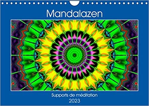 ダウンロード  Mandalazen (Calendrier mural 2023 DIN A4 horizontal): ¿uvres artistiques, symboles de contemplation, de calme et d'exploration intérieure. (Calendrier mensuel, 14 Pages ) 本