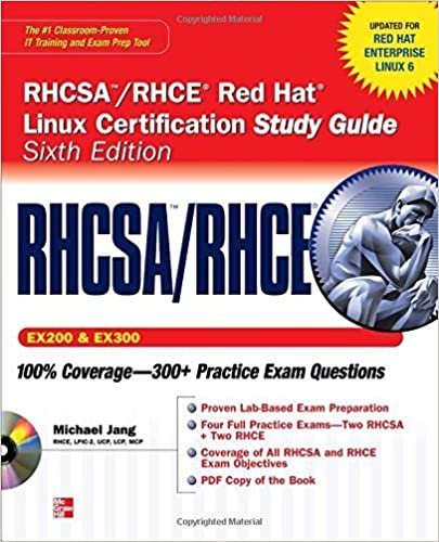 ダウンロード  RHCSA/RHCE Red Hat Linux Certification Study Guide (Exams EX200 & EX300), 6th Edition (Certification Press) by Michael Jang(2011-07-08) 本