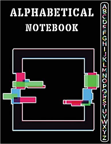 indir Alphabetical Notebook: Large Size Ruled Journal with Printed A-Z Tabs, Alphabet Organizer Notebook