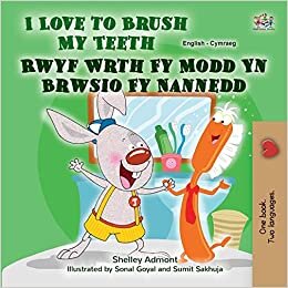 تحميل I Love to Brush My Teeth (English Welsh Bilingual Book for Kids)