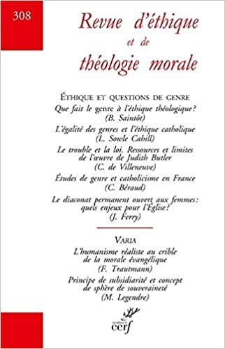 indir Revue d&#39;éthique et de théologie morale n.308