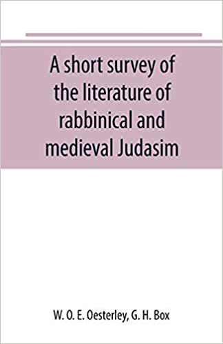 indir A short survey of the literature of rabbinical and medieval Judasim