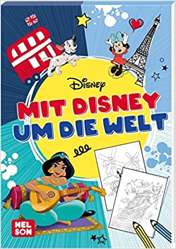 اقرأ Disney: Mit Disney um die Welt: Mehr als 60 Ausmalmotive | Malblock für Kinder ab 4 Jahren الكتاب الاليكتروني 