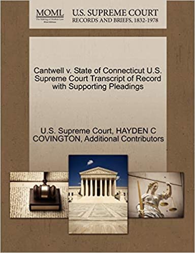 indir Cantwell v. State of Connecticut U.S. Supreme Court Transcript of Record with Supporting Pleadings