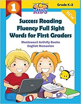 Success Reading Fluency Full Sight Words for First Graders Montessori Activity Books English Romanian: I can read readiness sight word readers picture ... pack distance learning kindergarten -G. kids