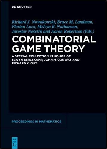 اقرأ Combinatorial Game Theory: A Special Collection in Honor of Elwyn Berlekamp, John H. Conway and Richard K. Guy الكتاب الاليكتروني 