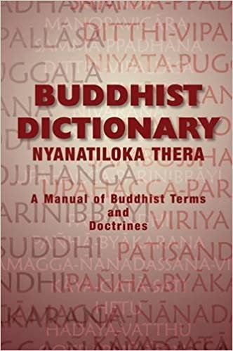 Buddhist Dictionary: Manual of Buddhist Terms and Doctrines