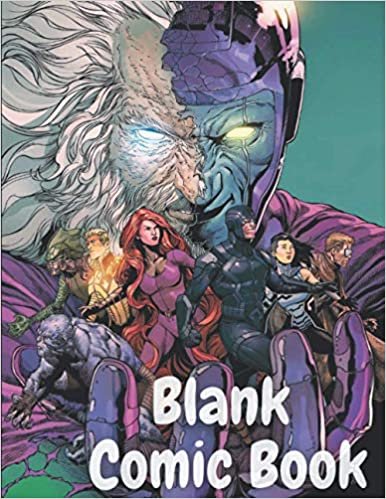 ダウンロード  Blank Comic Book: Draw Your Own Comics - 121 Pages of Fun and Unique Templates - A Large 8.5" x 11" Notebook and Sketchbook for Kids and Adults to Unleash Creativity 本