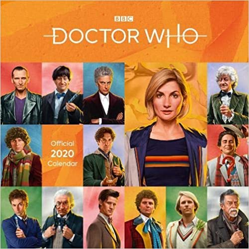 Doctor Who Classic Edition 2020 Calendar - Official Square Wall Format Calendar